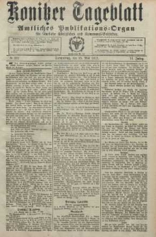 Konitzer Tageblatt.Amtliches Publikations=Organ, nr122