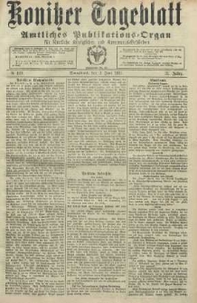 Konitzer Tageblatt.Amtliches Publikations=Organ, nr129