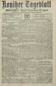 Konitzer Tageblatt.Amtliches Publikations=Organ, nr132