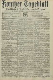 Konitzer Tageblatt.Amtliches Publikations=Organ, nr136