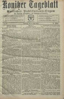 Konitzer Tageblatt.Amtliches Publikations=Organ, nr153