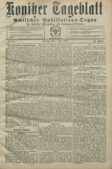 Konitzer Tageblatt.Amtliches Publikations=Organ, nr157