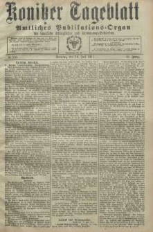 Konitzer Tageblatt.Amtliches Publikations=Organ, nr165