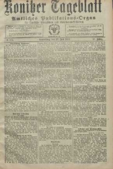 Konitzer Tageblatt.Amtliches Publikations=Organ, nr174