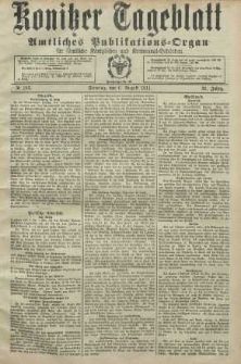 Konitzer Tageblatt.Amtliches Publikations=Organ, nr183