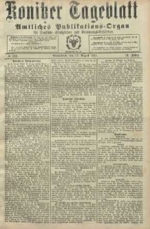 Konitzer Tageblatt.Amtliches Publikations=Organ, nr188