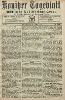Konitzer Tageblatt.Amtliches Publikations=Organ, nr204