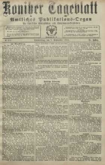 Konitzer Tageblatt.Amtliches Publikations=Organ, nr210