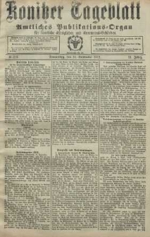 Konitzer Tageblatt.Amtliches Publikations=Organ, nr216