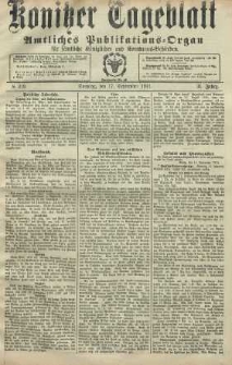 Konitzer Tageblatt.Amtliches Publikations=Organ, nr219