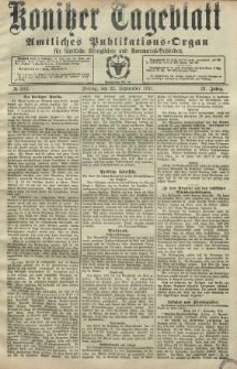 Konitzer Tageblatt.Amtliches Publikations=Organ, nr223