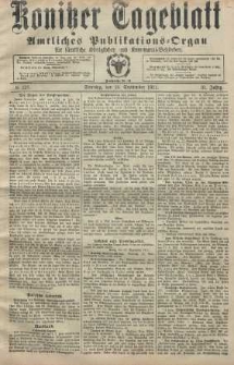 Konitzer Tageblatt.Amtliches Publikations=Organ, nr225