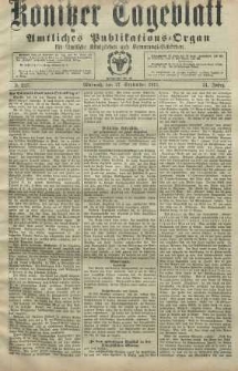 Konitzer Tageblatt.Amtliches Publikations=Organ, nr227