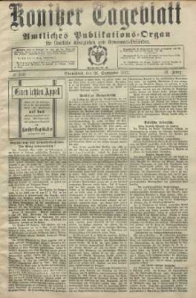 Konitzer Tageblatt.Amtliches Publikations=Organ, nr230