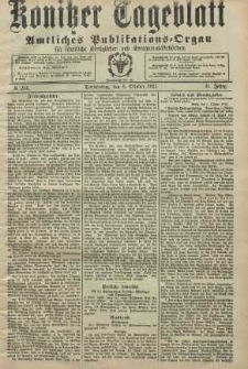 Konitzer Tageblatt.Amtliches Publikations=Organ, nr234