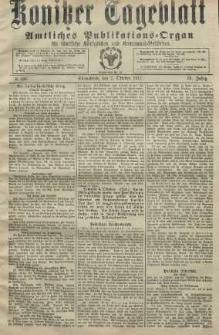 Konitzer Tageblatt.Amtliches Publikations=Organ, nr236
