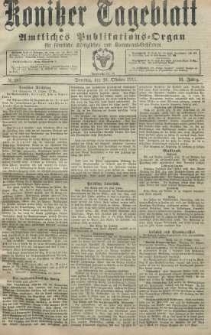 Konitzer Tageblatt.Amtliches Publikations=Organ, nr255