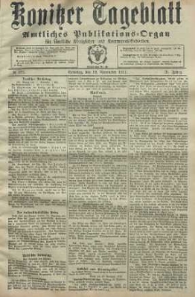 Konitzer Tageblatt.Amtliches Publikations=Organ, nr273