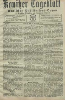 Konitzer Tageblatt.Amtliches Publikations=Organ, nr278