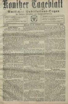 Konitzer Tageblatt.Amtliches Publikations=Organ, nr280