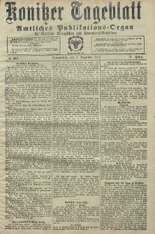 Konitzer Tageblatt.Amtliches Publikations=Organ, nr287