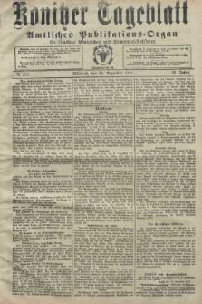 Konitzer Tageblatt.Amtliches Publikations=Organ, nr298