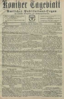 Konitzer Tageblatt.Amtliches Publikations=Organ, nr303