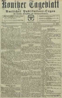 Konitzer Tageblatt.Amtliches Publikations=Organ, nr12