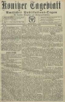 Konitzer Tageblatt.Amtliches Publikations=Organ, nr15