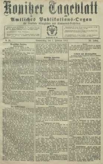 Konitzer Tageblatt.Amtliches Publikations=Organ, nr26