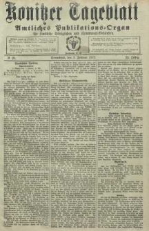 Konitzer Tageblatt.Amtliches Publikations=Organ, nr28