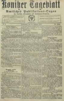 Konitzer Tageblatt.Amtliches Publikations=Organ, nr46