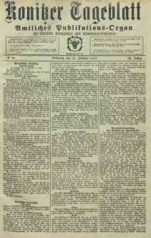 Konitzer Tageblatt.Amtliches Publikations=Organ, nr49