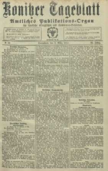 Konitzer Tageblatt.Amtliches Publikations=Organ, nr52