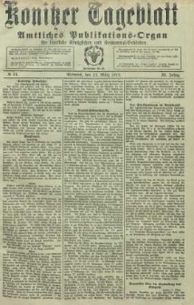 Konitzer Tageblatt.Amtliches Publikations=Organ, nr61