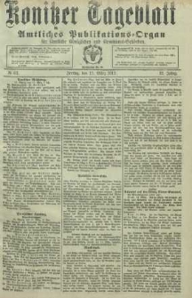 Konitzer Tageblatt.Amtliches Publikations=Organ, nr63