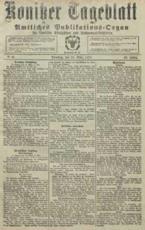 Konitzer Tageblatt.Amtliches Publikations=Organ, nr66