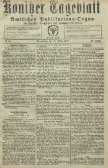 Konitzer Tageblatt.Amtliches Publikations=Organ, nr68