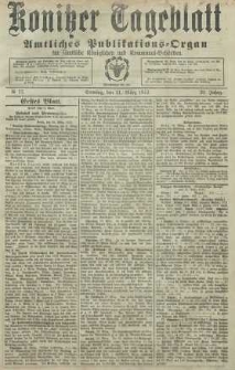 Konitzer Tageblatt.Amtliches Publikations=Organ, nr77