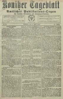 Konitzer Tageblatt.Amtliches Publikations=Organ, nr79
