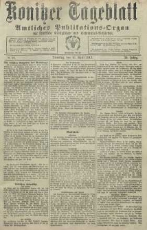 Konitzer Tageblatt.Amtliches Publikations=Organ, nr88