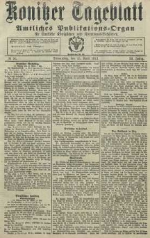 Konitzer Tageblatt.Amtliches Publikations=Organ, nr96