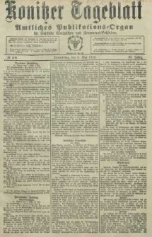 Konitzer Tageblatt.Amtliches Publikations=Organ, nr108