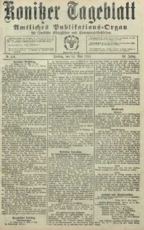 Konitzer Tageblatt.Amtliches Publikations=Organ, nr120