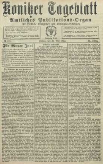 Konitzer Tageblatt.Amtliches Publikations=Organ, nr125