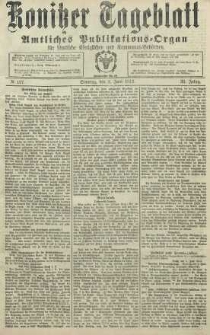 Konitzer Tageblatt.Amtliches Publikations=Organ, nr127