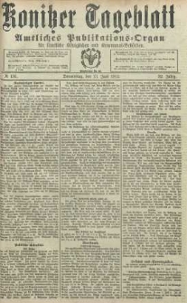 Konitzer Tageblatt.Amtliches Publikations=Organ, nr136