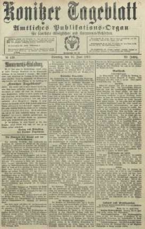 Konitzer Tageblatt.Amtliches Publikations=Organ, nr139