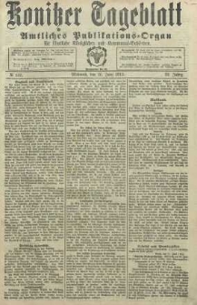 Konitzer Tageblatt.Amtliches Publikations=Organ, nr147