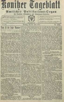 Konitzer Tageblatt.Amtliches Publikations=Organ, nr151